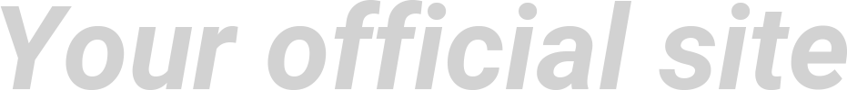 Your official site